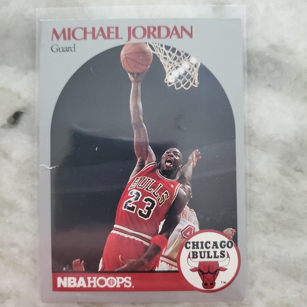 1990-91 NBA Hoops Michael Jordan Chicago Bulls #65